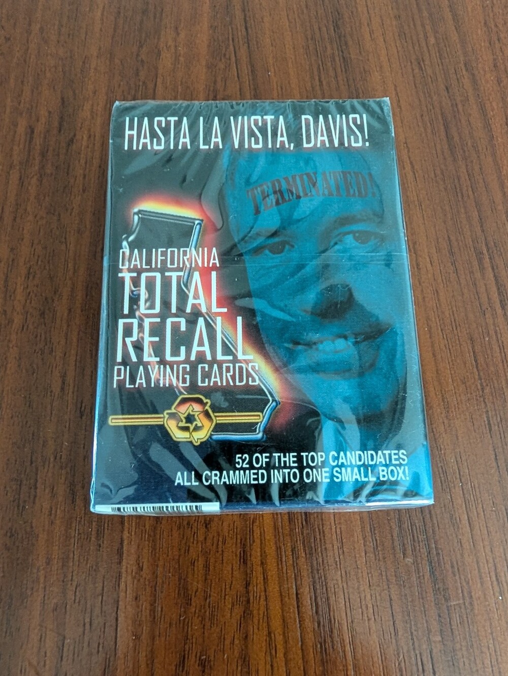 Arnold Schwarzenegger Total Recall Playing Cards New